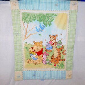 Disney Winnie the Pooh Piglet Tigger Baby Crib comforter Blanket 32" x 42"